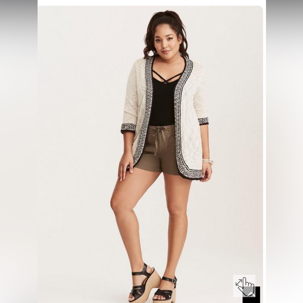 Torrid Border Pattern Cardigan - image 2